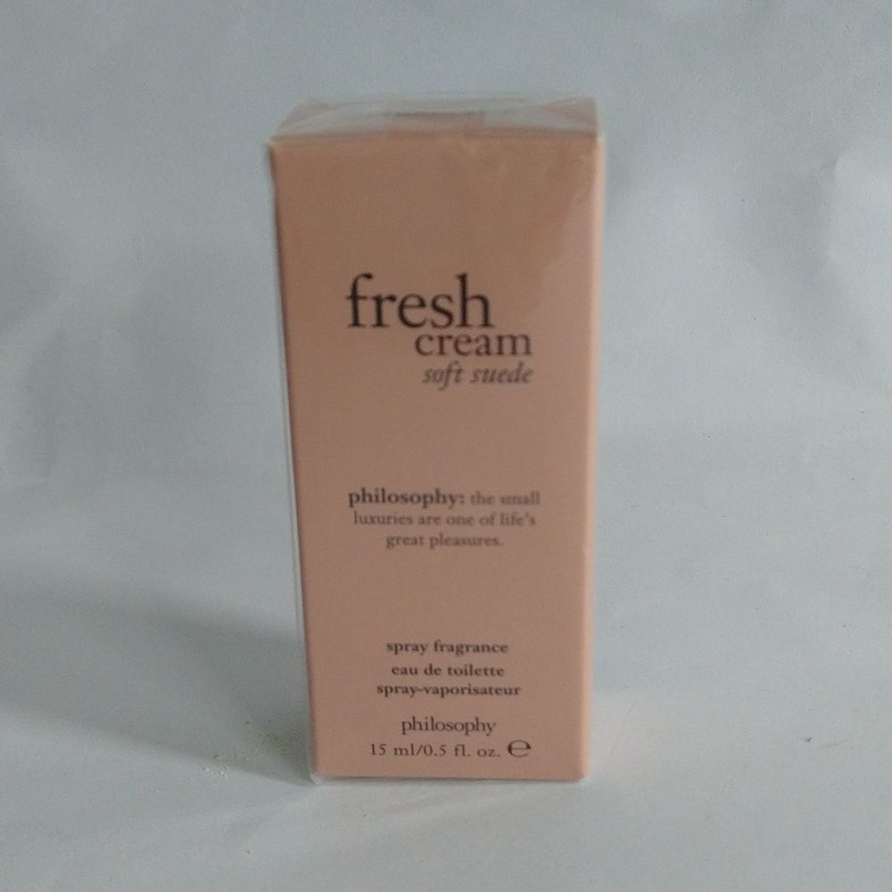 Philosophy Fresh Cream Soft Suede 0.5 oz spray fragrance NIB